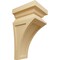 Ekena Millwork 5"W x 5 3/4"D x 10"H Medium Nevio Wood Corbel, Alder CORW05X05X10NEAL - alternate 1